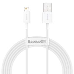 Baseus Superior USB - Lightning kábel 2 m 2,4A, fehér (CALYS-C02)