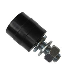 Tolókapu vezetőgörgő d=30 mm M12 poliamid (3262821)
