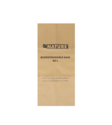 NATURE lombgyűjtő zsák kraft papír 80L, 4db (6072443)
