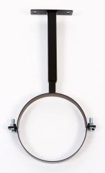 Fekete csőbilincs 150mm (14617)