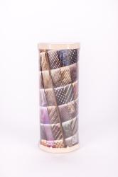 Ruhazsák vágókéssel vastag 55 m Rollbox nyakkendő mintás