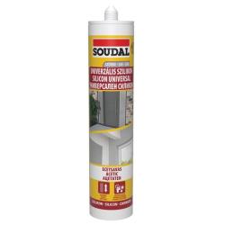 SOUDAL univerzális szilikon 280 ml, fehér (8912977)