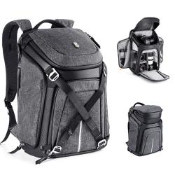 K&F Concept Alpha Backpack 25 literes, fotós hátizsák, vízálló, szürke (KF-13-105)
