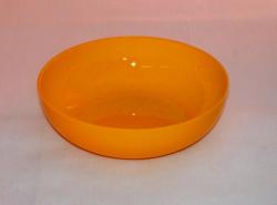 Camping műanyag tál kicsi sárga (84)