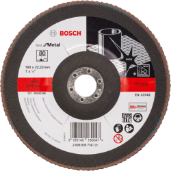 Bosch X571 Zirkon legyezőtárcsa, P80 (2608606739)