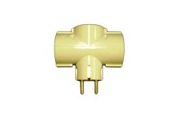 Emos T elosztó 3-as földelt