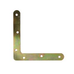 Ablakszegletvas 120 x 120 / 1,2 mm sárga horgany (ET) (3254054)