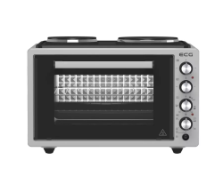 ECG minisütő főzőlapokkal 37L, szürke-inox (ETH-3701G)