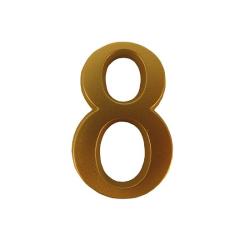 SB  ajtószám öntapadós matt arany 8 (3970168)