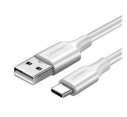Ugreen US287 adatkábel (USB - Type-C, 2A, gyorstöltő 3.0, 50cm) FEHÉR