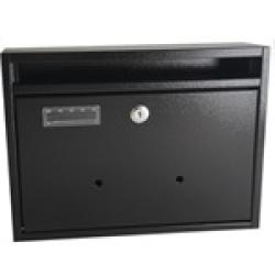 Postaláda A4-s fekvő záras sötét bronz névtartóvalCS (3490024)