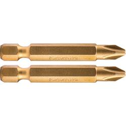 Fortum behajtóhegy PH, 2 db, S2 acél, Titanium bevonat; PH 1×50mm, bliszteren (4741281)