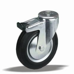 Kerék tűgörgős fém felnis lyukas fékezhető 80 34064 (11603)