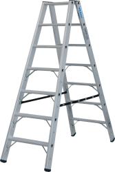 Krause Stabilo 2x7 lépcsőfokos létra, két oldalon járható, 225 kg terhelhetőség 135148)