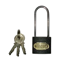 Lakat 38mm fekete hosszú kengyelű (3287541)