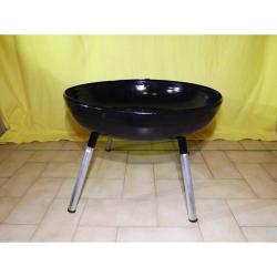 44 cm-es zománcozott tűztér, kivehető lábakkal