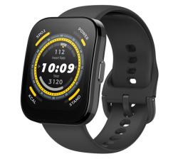 Amazfit Bip 5 okosóra (aktivitásmérő, szilikon szíj, BioTracker, IP68 vízálló) FEKETE