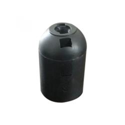 E27 foglalat, fekete (0708S)