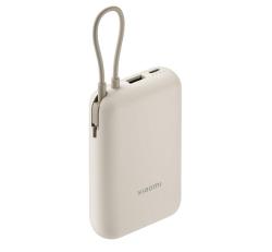 Xiaomi vésztöltő USB+Type-C aljzat (10000mAh, 22.5W, gyorstöltő + fix Type-C kábel) BÉZS