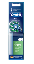 Oral-B Pro Cross Action fogkefefej, 2 db (10PO010441)