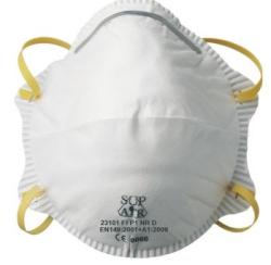 SUPAIR FFP1 NR D csésze formájú pormaszk, szelep nélküli 1 db (23101)