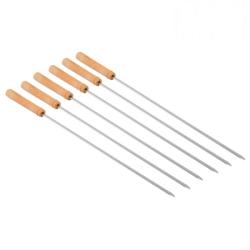 Grillnyárs fanyéllel 6 db (12325)