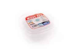 Szögletes műanyag ételdoboz, dátumjelzős  0,8 l (233)