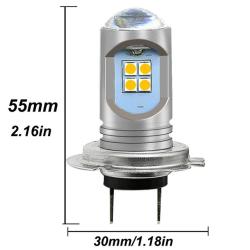 LED izzó H7 2db/csomag (SMD-H7-12SMD)