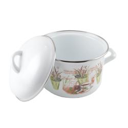 Perfect Home Zománcozott fazék 16 cm+fedő Levendula (14224)