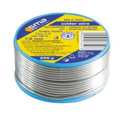 SMA forrasztóón 250 g, 2 mm (SW 2/250)