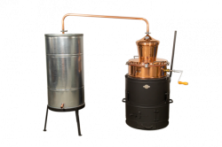 DES pálinkafőző 60 L-es kétlépcsős, 200L-es hűtővel (16326)