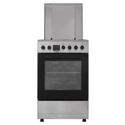 Samus (SM563AENSIN) kombinált tűzhely digitális kijelzővel, 4 égős, piezo, 50 cm, inox