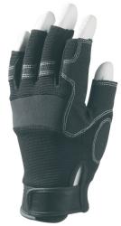 EP Bőrkesztyű,  Szintetikus/Fekete újjvég nélküli 10-es (990)
