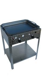 BGS-2P kétégős álló pecsenyesütő készülék, PB-gáz üzemű