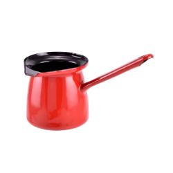 Zománcozott kávékiöntő, 4 személyes, piros (14093)