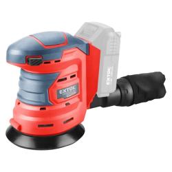 Extol premium akkus rotációs (excentrikus) csiszoló, Share20V, 20V, Li-ion, 125 mm,ford.: 10.000 f/p