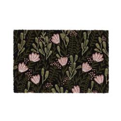 Kókuszrost lábtörlő virágos 60x40 cm (701-264 - RB323)