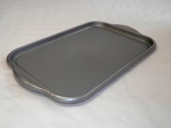 Tálca szürke műanyag 38,5x26x2 cm (572)