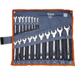 Extol Premium csillag-villáskulcs készlet 18 darabos (6734)