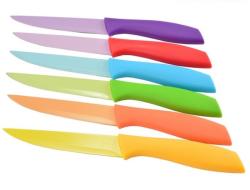 Steak kés szett, színes 6 db (11212)