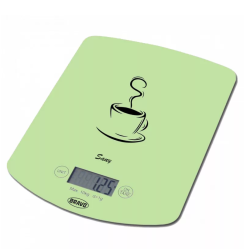 Bravo Sany digitális konyhai mérleg, zöld, 10kg (B-5112-zold)