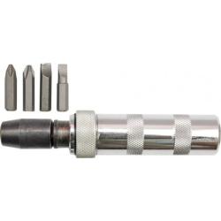 Vorel üthető csavarbehajtó cserélhető bitfejekkel 4 részes (TOY-65120)