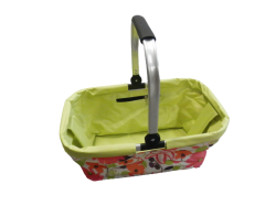 Bevásárló kosár, virágos (10450)