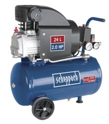 Scheppach olajkenésű kompresszor, 24 liter, 1500 W (HC 25)