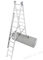 Krause Corda létra 3x9 fokos sokcélú lépcsőfunkcióval  (033390)