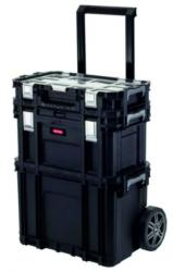 Curver Keter Connect szerszámosláda szett gurulós, fekete (238273)