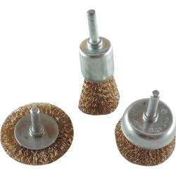 Extol Craft drótcsiszoló körkefe fazékkefe készlet (1832)