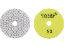 Extol Premium gyémánt csiszolókorong/polírkorong, tépőzáras, 100mm, P50 (8803090)