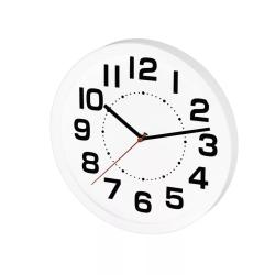 Home falióra üveg előlappal 25cm, fehér (AWC250WH)