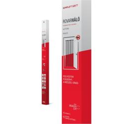 Rovarvédő függöny poliészter 4 részes sínes 95x215 cm fekete (8911326)